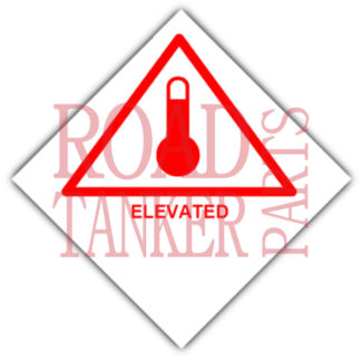 Triplex Warning Diamonds Single Sided for Elevated