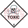 Triplex Warning Diamonds Single Sided Toxic 6